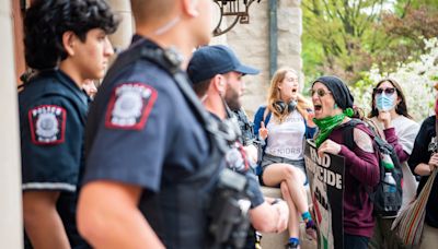 Indiana police continue to make arrests at campuses as students protest Gaza conflict