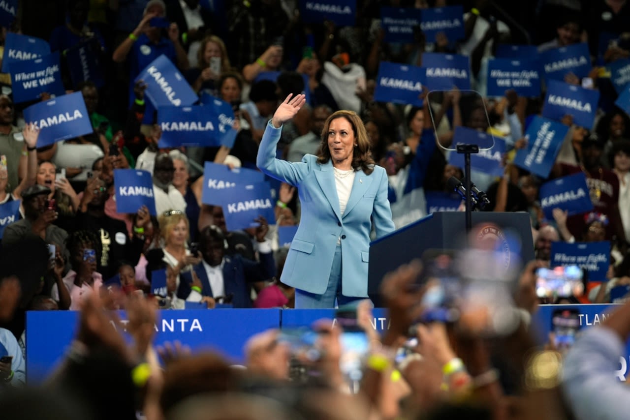 Kamala Harris will bring her running mate to Pennsylvania on Tuesday