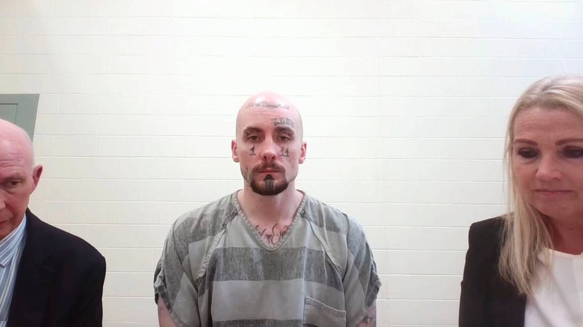 Idaho prisoner charged with murder, and facing death penalty, uses standing silent plea