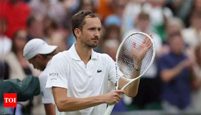 Wimbledon: Daniil Medvedev does the hard yards | Tennis News - Times of India