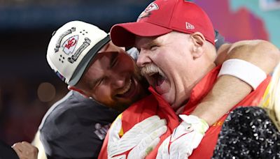 Andy Reid Reflects on Tense Super Bowl Moment With Travis Kelce, Says He Was a ‘Live Wire, But Always With...