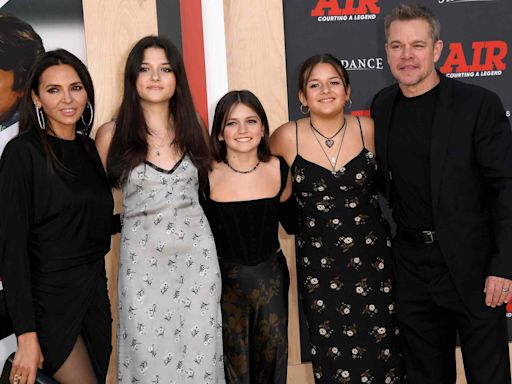 Matt Damon and Wife Luciana Celebrate Daughter Isabella’s High School Graduation in Brooklyn
