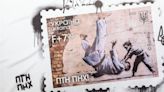 Ukraine Turns Banksy Street Art Into Postage Stamp Taunting Vladimir Putin