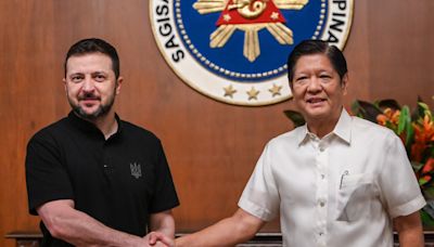 澤倫斯基訪菲律賓會小馬可仕 年內馬尼拉設大使館