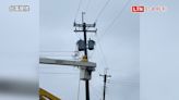 高雄湖內雷擊336户停電 台電搶修1分鐘內9成復電（台電提供） - 自由電子報影音頻道
