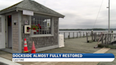 Castine town dock almost fully restored following winter storms