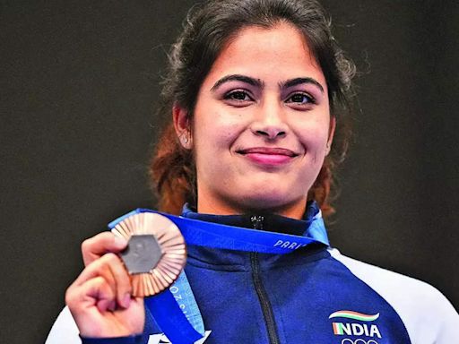 MAN(U) of steel: Manu Bhaker becomes first Indian woman shooter to win a medal at Olympics