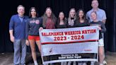 Salamanca unveils 2023-24 National Basketball Student Section Champions banner