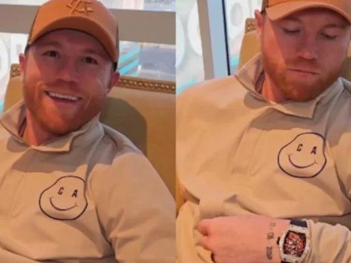 Cuánto cuesta el impresionante reloj de lujo que Canelo Álvarez recibió de regalo por su cumpleaños