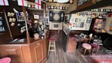 Football-mad father builds pub in garden to watch the Euros