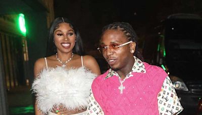Deion Sanders' Daughter Deiondra Is Engaged to Singer Jacquees After a Baby Shower Surprise Proposal