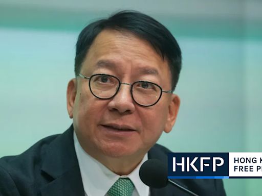 Hong Kong No. 2 official Eric Chan compares patriotic education to dating