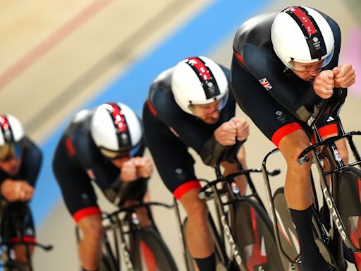 Former coach’s ‘heart still going’ after cyclists claim GB’s 1,000th medal