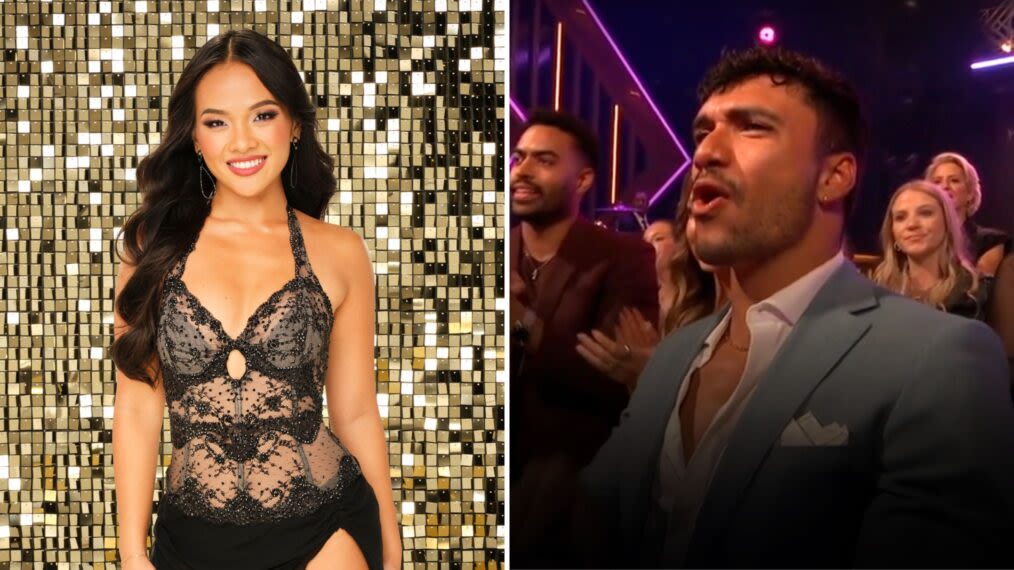 Jonathon Johnson Supports 'Bachelorette' Jenn Tran at 'DWTS' Premiere