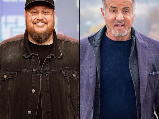 Jelly Roll ‘Can’t Believe’ He Got to Hang Out With Sylvester Stallone on ‘Tulsa King’ Set