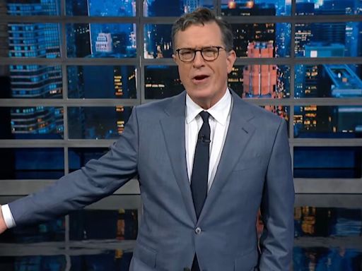 Stephen Colbert Wants a Kamala Harris-Glen Powell Ticket