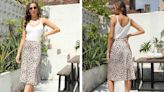 Shoppers Say This Flowy Leopard Print Midi Skirt Is ‘Versatile’ and ‘Pretty’