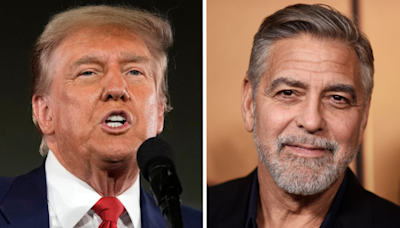 George Clooney reacts to Trump saying he should ‘get out of politics’: ‘I will if he does’