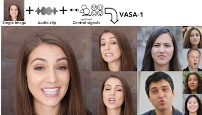 Meet Microsoft's VASA-1: AI can now take a photo and turn it into a 'talking head' video clip