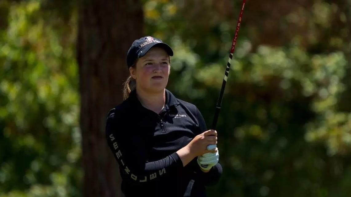 Lottie Woad leads FSU golf Into second place at NCAA Las Vegas Regional