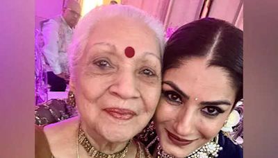 Mother's Day: Raveena Tandon gives a shout out to "ladies who shaped her life" - Times of India