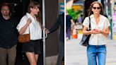 Taylor Swift and Katie Holmes Rely on My Favorite Easy-Peasy Spring Shirt Style