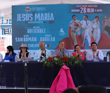 Se realizó presentación oficial de la tradicional corrida de toros para la Feria de los Chicahuales 2024