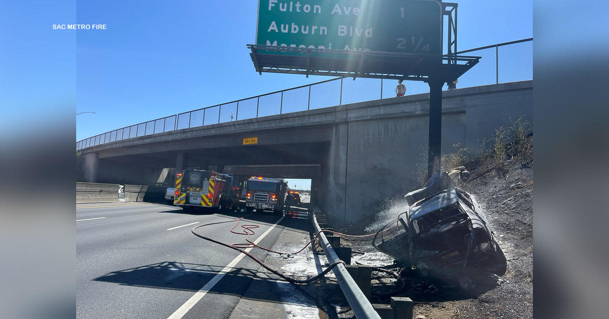 Girl dies following fiery crash on Business 80 in Sacramento area, CHP says