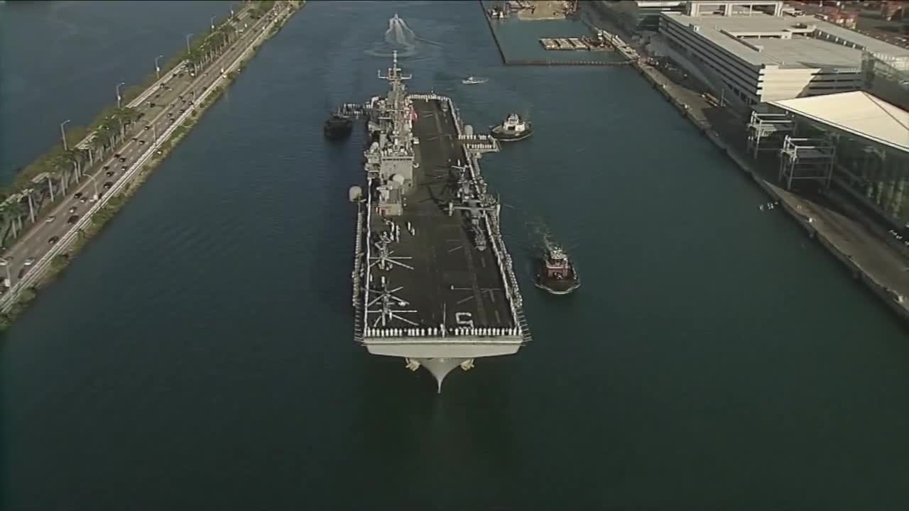 'Amphibious assault ship:' WPTV tours USS Bataan at Fleet Week Miami