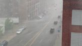 VIDEO: Severe thunderstorm as seen on Third St. in Dayton