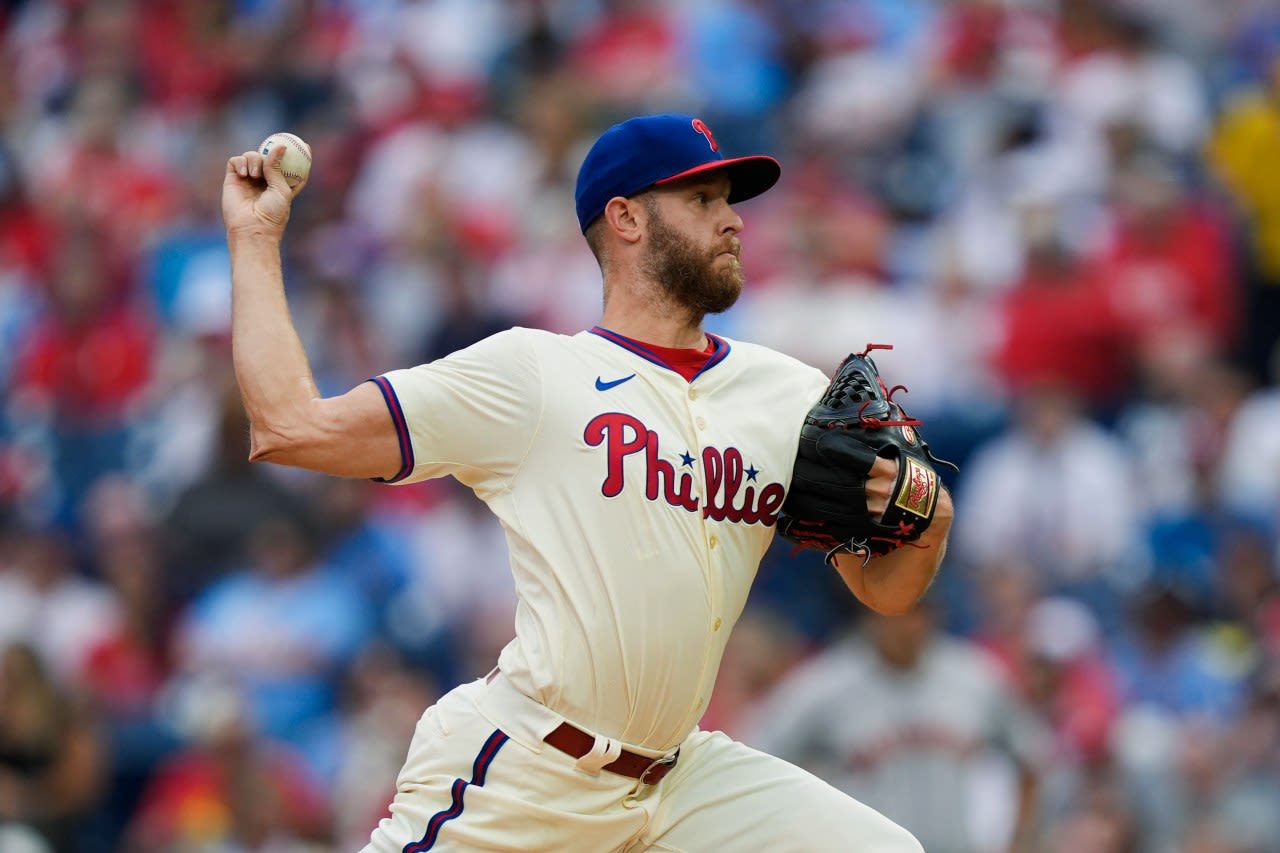 Harper homers, Wheeler strikes out 11 as Phillies complete 4-game sweep of Giants with 6-1 win