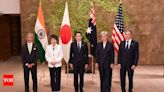 Quad foreign ministers decry dangerous South China Sea actions - Times of India