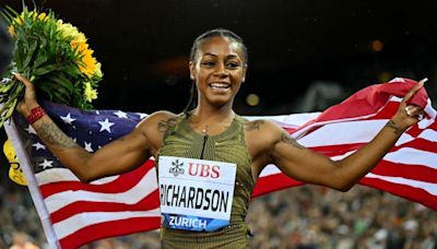 Richardson beats Alfred in 100m as Olympians shine