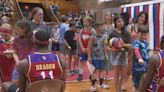 The Harlem Wizards play against Twinfield Union School teachers