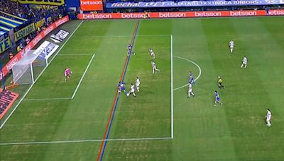 ¿Qué dijo Diego Martínez sobre el gol anulado a Edinson Cavani en el partido entre Boca y Talleres? | Goal.com Chile