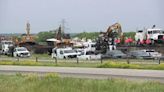 Severe storms with winds up to 80 mph caused train derailment in West Texas, NWS says