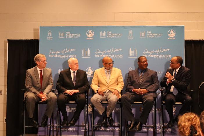 Morehouse and Spelman students reflect on the power of music between Tabernacle Choir performances