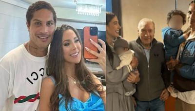Ana Paula Consorte comparte foto con Paolo Guerrero y su padre en Brasil, pero luego lo elimina