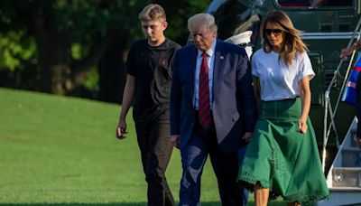 Melania Trump Reportedly Ready To Give Son Barron Space As He 'Becomes More Public'