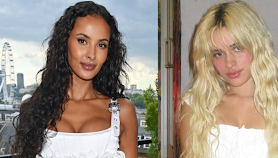 Maya Jama just wore Camila Cabello's white see-through milkmaid dress