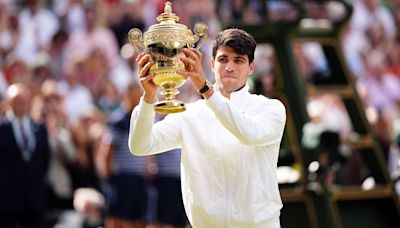 Carlos Alcaraz eases past Novak Djokovic to claim back-to-back Wimbledon titles