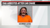 Fayette County man arrested following car chase