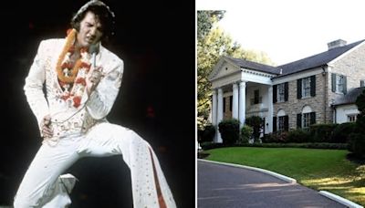 Inside Graceland bedroom Elvis Presley's Aunt Delta used for years after tours began