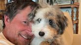 Michael J. Fox Is a Proud Dog Dad as He Cuddles with His New Pup Blue: 'Welcome to Your New Home'