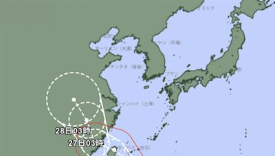 凱米恐升強烈颱風！日本氣象廳預測登陸後「恐貫穿北台灣」