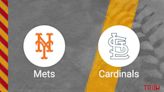 How to Pick the Mets vs. Cardinals Game with Odds, Betting Line and Stats – April 28