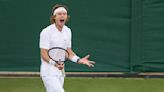 WATCH: Tennis Star Beats Himself With Racket After Wimbledon Loss