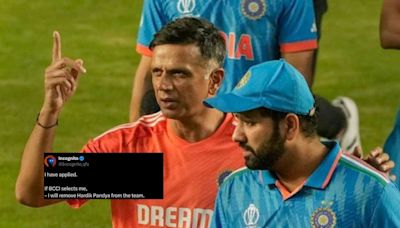 BCCI's Google Forms For India's Head Coach Go Viral, Fans Apply For The Position 'Will Drop Hardik Pandya..'