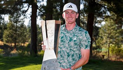 Dunlap, 20, makes history with PGA Tour Barracuda Championship win