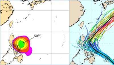 老大洩天機／今年首颱艾維尼最新生成機率曝 吳德榮曝「大迴轉路徑」